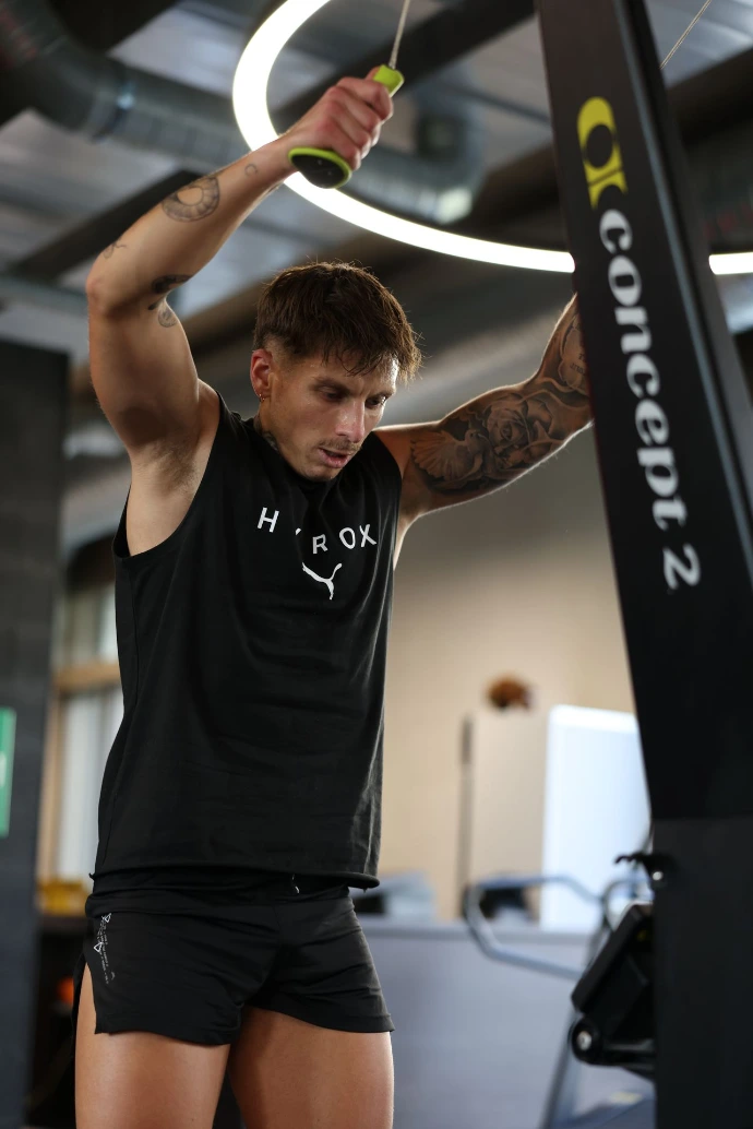 Coach Ludovico au SkiErg